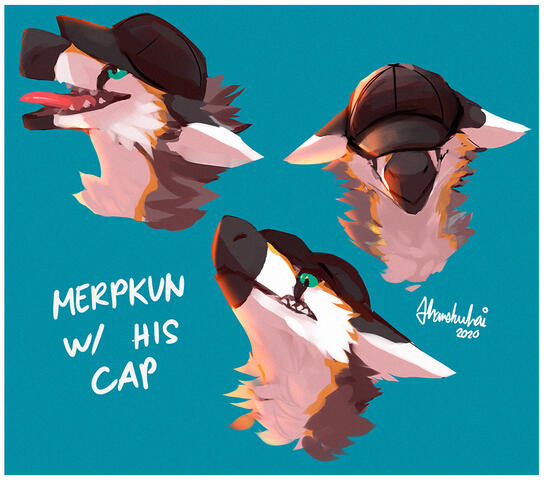 Merpkun with his hat